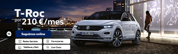 T-Roc por 210 euros al mes en Auvol